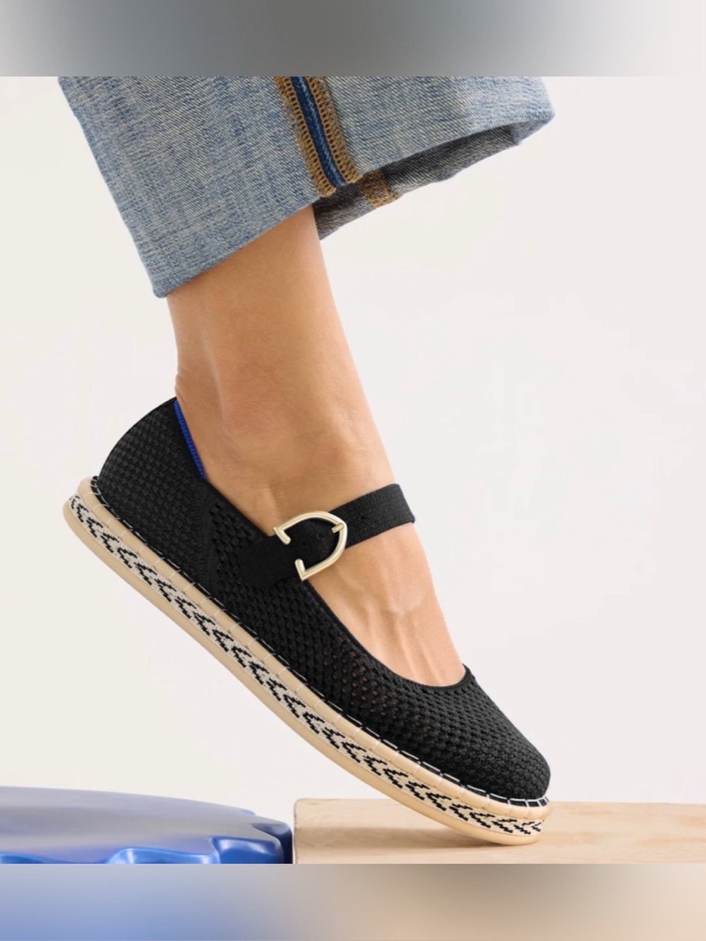 Rothy’s The Espadrille Mary Jane Size 8.5